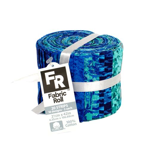 Large Roll Fabric Blue 